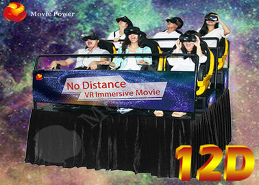 Popularny komfortowy system kina 12D z innowacyjnym krzesłem do filmów