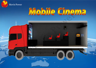 High End Visual Experience 7D Mobilne gry Movie Theater przerażające ciężarówki