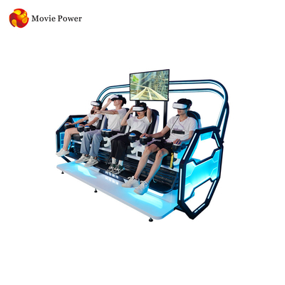 Movie Power 9D VR Cinema Simulator 4-osobowa kolejka górska Wirtualna rzeczywistość Zręcznościowa maszyna do gier