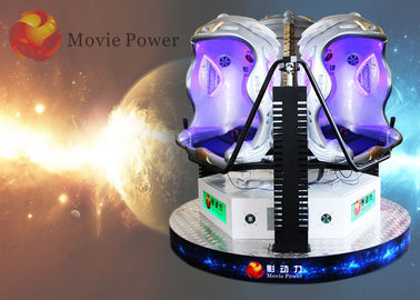 Projekt kapsuły 2 miejsca Maszyna VR z włókna szklanego Symulator 9D w widoku 360 stopni Popularny w Mesuem