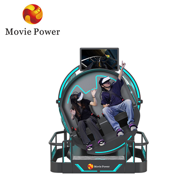 VR 360 Flying Cinema 2 miejsca 9D VR Roller Coaster Simulator 360 stopni obrotowy VR Game Machine