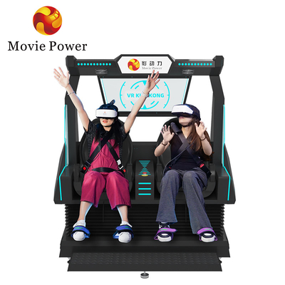 5.0KW 9d VR Cinema 2 Seats Roller Coaster Vr Chair Arcade 4d 8d Simulator wirtualnej rzeczywistości z strzelaniną