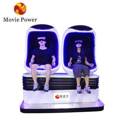 2 gracze Wirtualna rzeczywistość 9d Egg Chair Vr Roller Coaster Game Machine