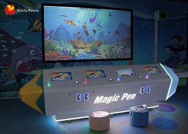Interaktywne gry projekcyjne na ścianę Malowanie w rzeczywistości rozszerzonej Ryby Drzewa Dinozaury dla dzieci