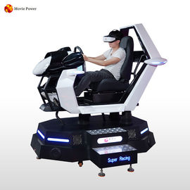 Kryty plac zabaw Car VR Racing Symulator 9D Elektryczna platforma Symulator gier wyścigowych