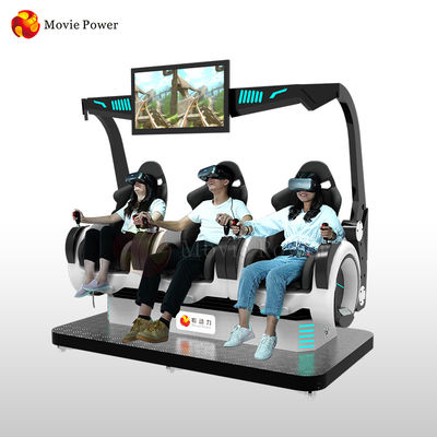 Nowy pomysł na biznes VR Coin Operated 3 miejsca 9d Virtual Reality Cinema Simulator Dynamic