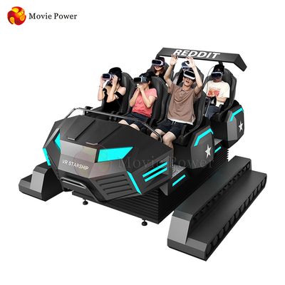 Theme Park Immersive 9d Vr Game Machines 6-osobowy symulator kinowy Roller Coaster