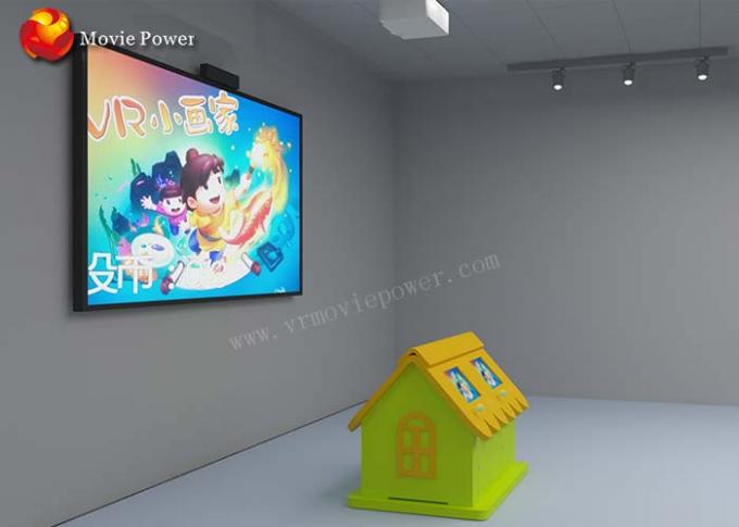 Park rozrywki VR Kryty interaktywna projekcja Dzieci Malowanie Maszyna do gier 1,5 KW 1