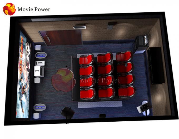 Zarabiaj pieniądze Interaktywna maszyna do gier wideo 7d Simulator Cinema Seat 0