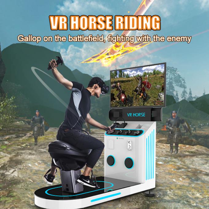 Gry na monety VR Virtual Reality Simulator Horse 9d Experience Symulacja wyścigów gier 0