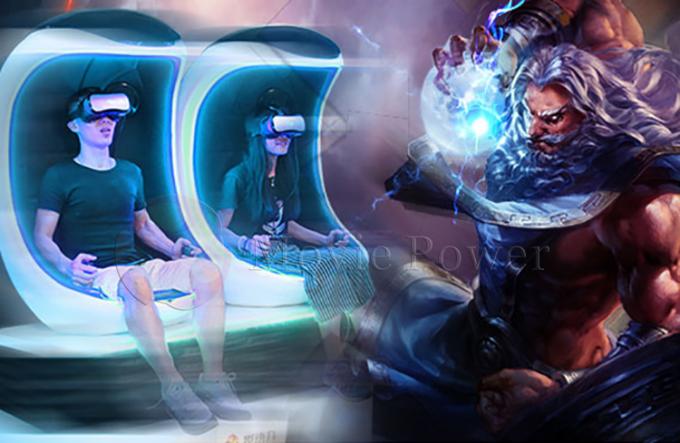 Virtual Reality Cinema 2 miejsca VR Egg Simulator System elektryczny 0