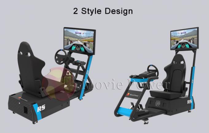 Small Home Gaming Hydraulic VR Racing Simulator Sprzęt kierowcy samochodu 0,5 kW 3