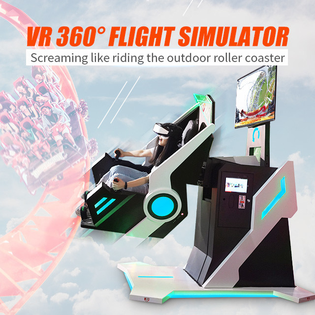 3D 9D VR Cinema Wirtualna rzeczywistość Roller Coaster 360 Obrotowe krzesło Vr Symulator lotu Maszyna do gier 0