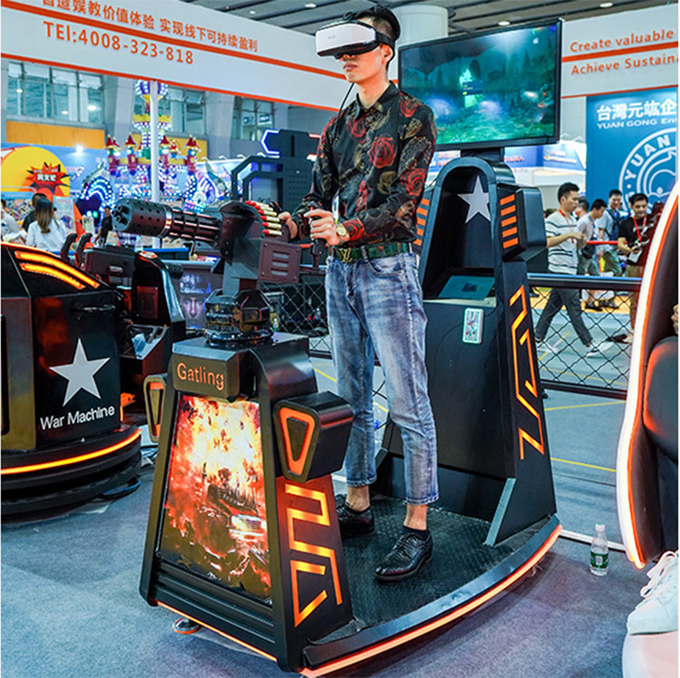 Wirtualna rzeczywistość Strzelania Gatling Gun Gry Strzelania 9d Vr Strzelania Simulator Zombie Arcade Machine 2