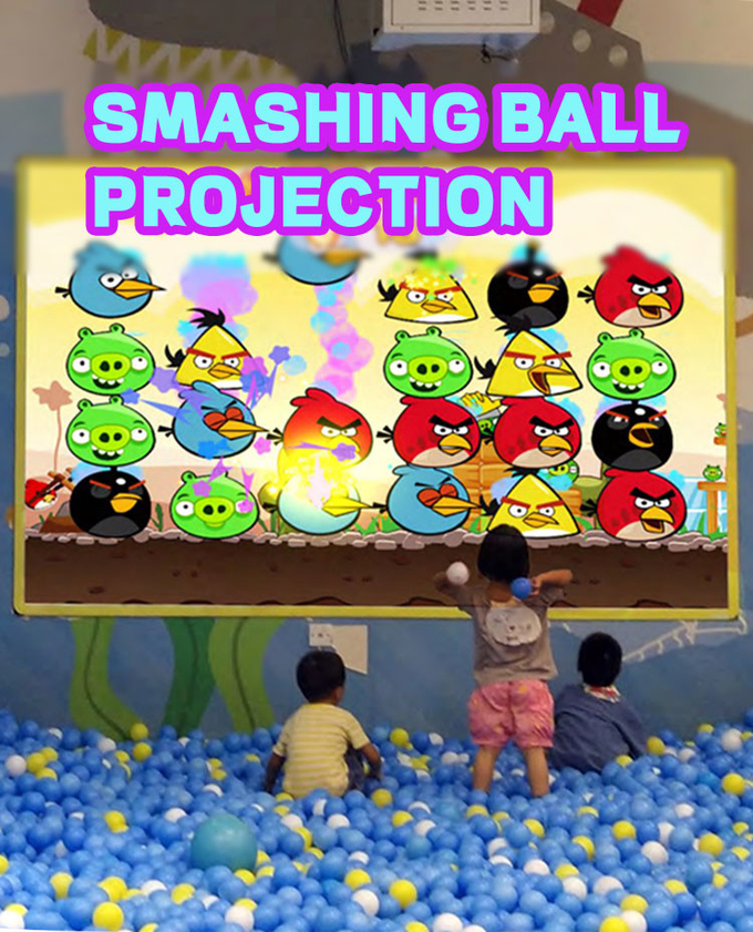 Big Floor Wall Projection Games Kids Indoor Playground Park 3D Interactive Ball Game For Kids 0