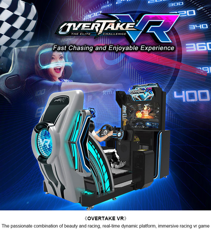 Symulator jazdy 9d Vr Maszyna do gier Simulator wyścigów samochodowych Vr Sprzęt dla parku rozrywki wirtualnej rzeczywistości 0