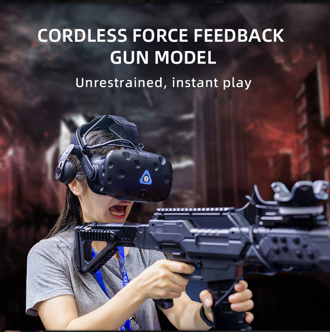 9d Vr Simulator Strzelania Vr Pokój Vr Platformy Spaceru VR Gry Wirtualnej Rzeczywistości Multiplayer Zombie Arcade Machine 2