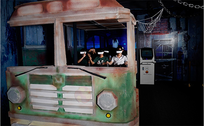 9D Virtual Reality Cinema Horror Upiorny symulator gry filmowej dla parku rozrywki 2