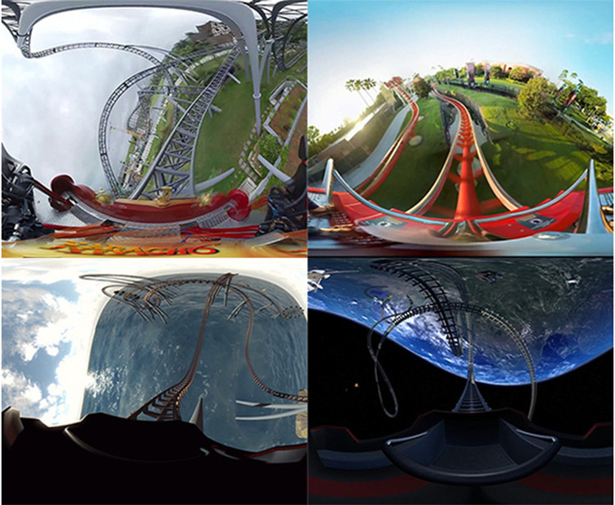 3D 9D VR Cinema Wirtualna rzeczywistość Roller Coaster 360 Obrotowe krzesło Vr Symulator lotu Maszyna do gier 2