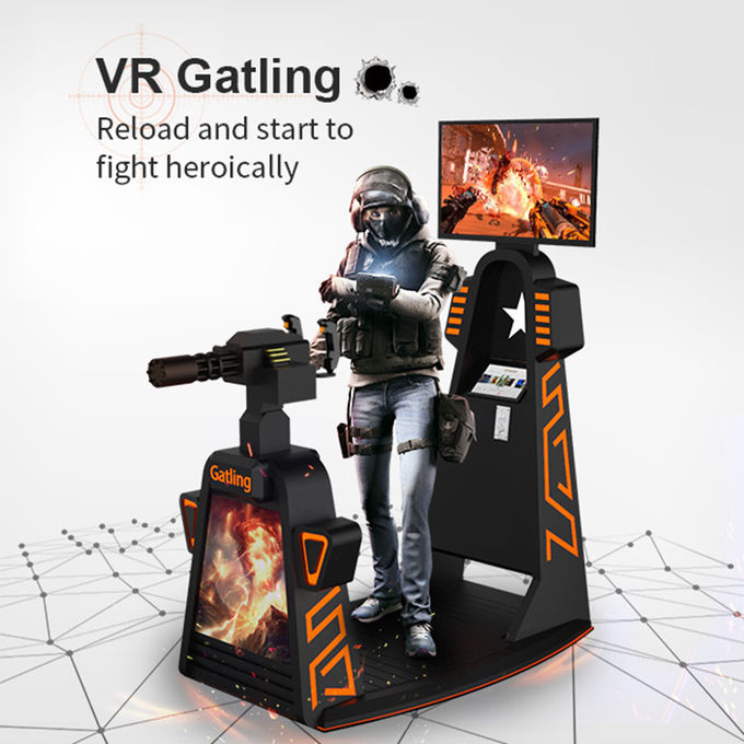 Wirtualna rzeczywistość Strzelania Gatling Gun Gry Strzelania 9d Vr Strzelania Simulator Zombie Arcade Machine 0