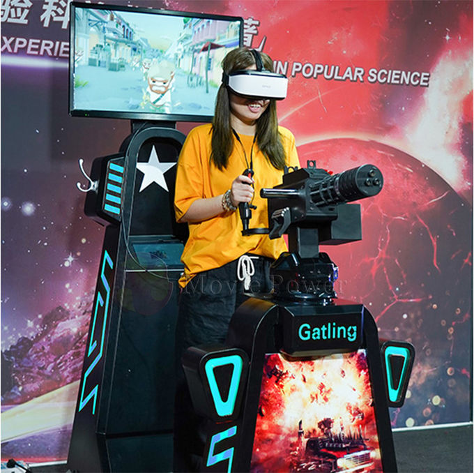 Wirtualna rzeczywistość Strzelania Gatling Gun Gry Strzelania 9d Vr Strzelania Simulator Zombie Arcade Machine 3