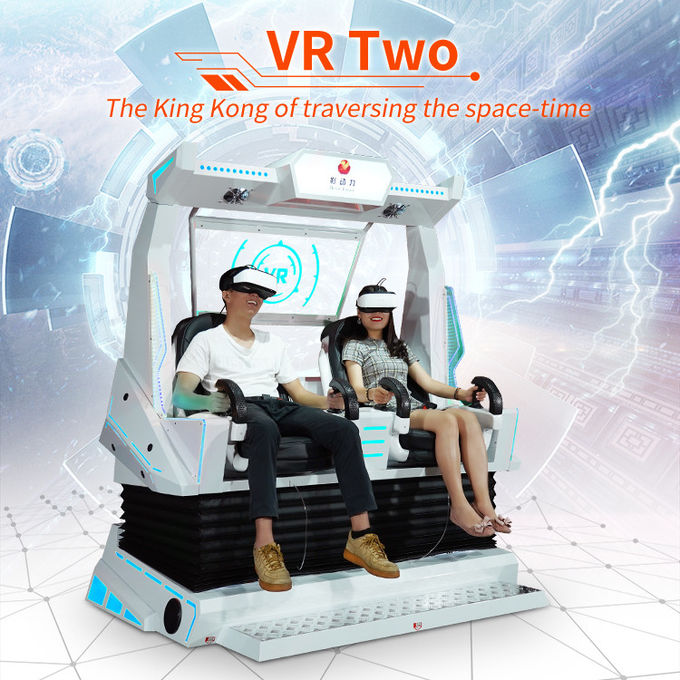 Dynamiczny efekt małej firmy 9D VR Cinema 2 Seats Virtual Reality Machine 0