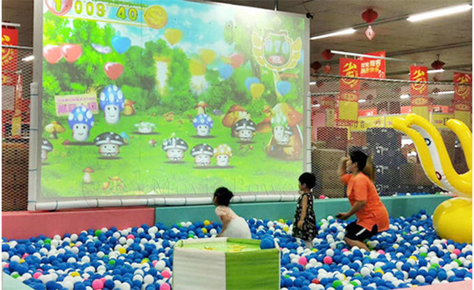 Dzieci Interaktywna projekcja ścienna AR Holographic Augmented Reklama gry AR Magic Ball Projector 0