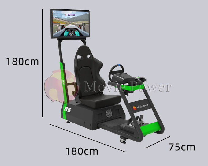 Virtual Reality Car Racing Simulator Game Machine Mały ślad do użytku komercyjnego w domu 1