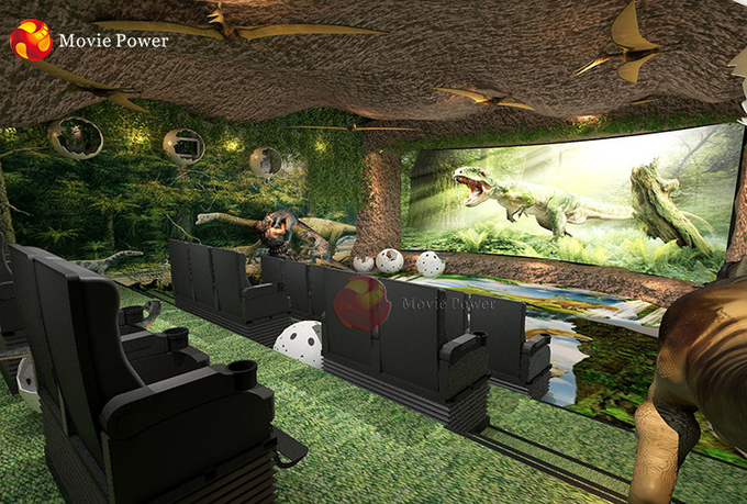 200 miejsc Dinosaur Theme Immersive Theater 5D Cabin Cinema 0
